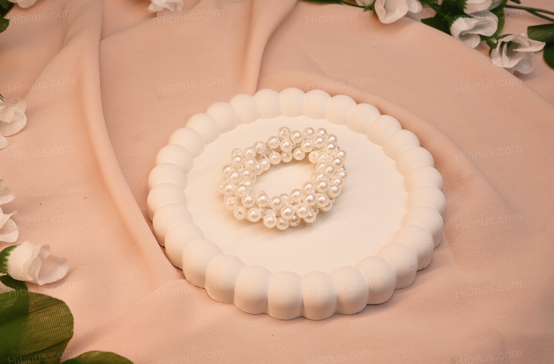 Pearl crown Hair Tie Princess Rubber Band