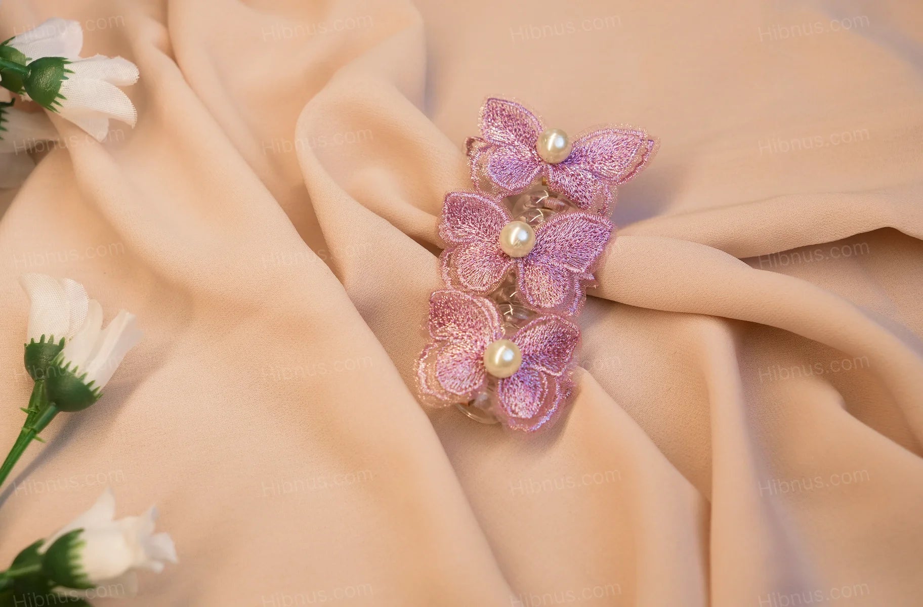 Butterflies ponytail braid hair rope