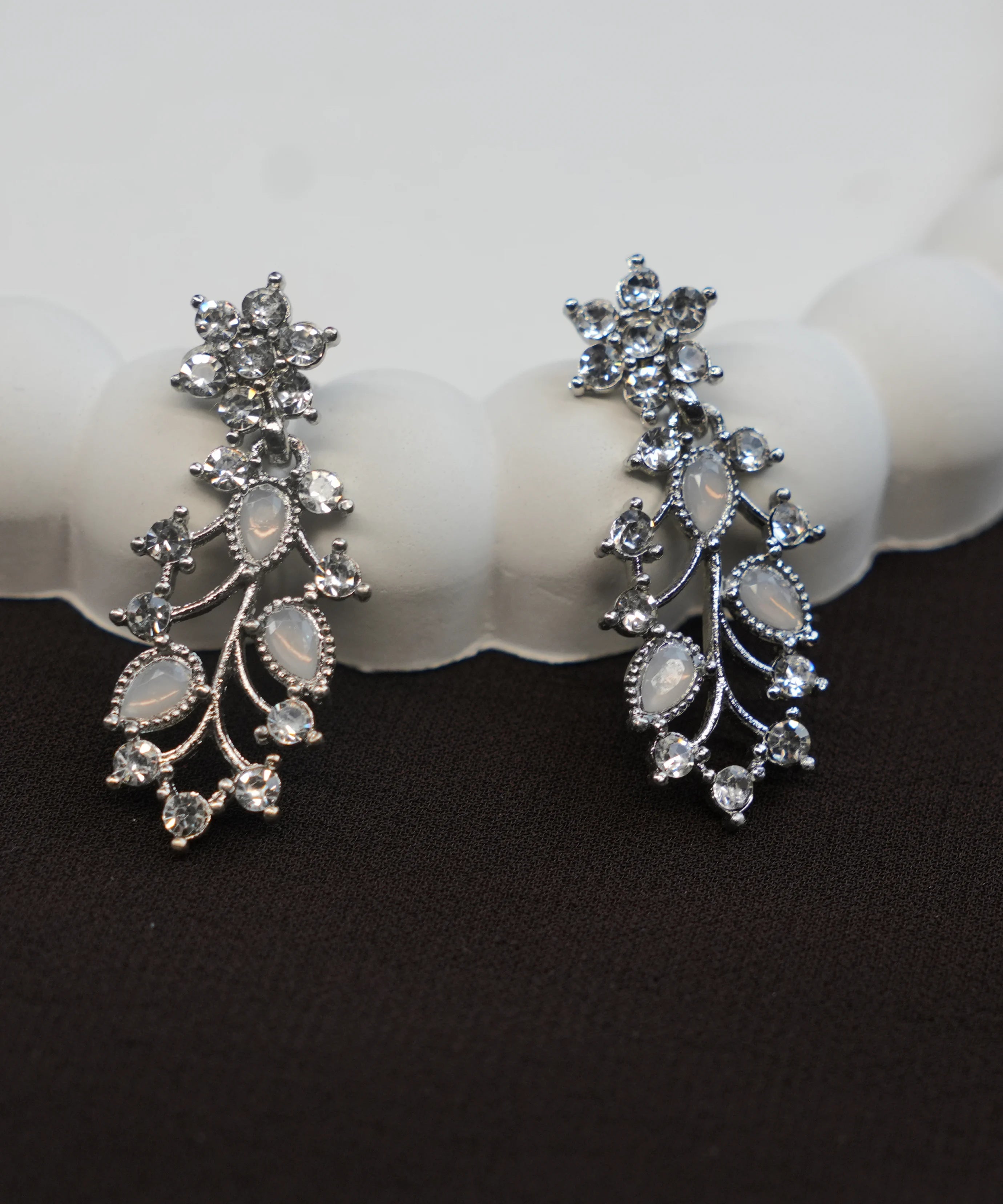 Rodhium Sliver Polish Zircon Ad Diamond Choker Set